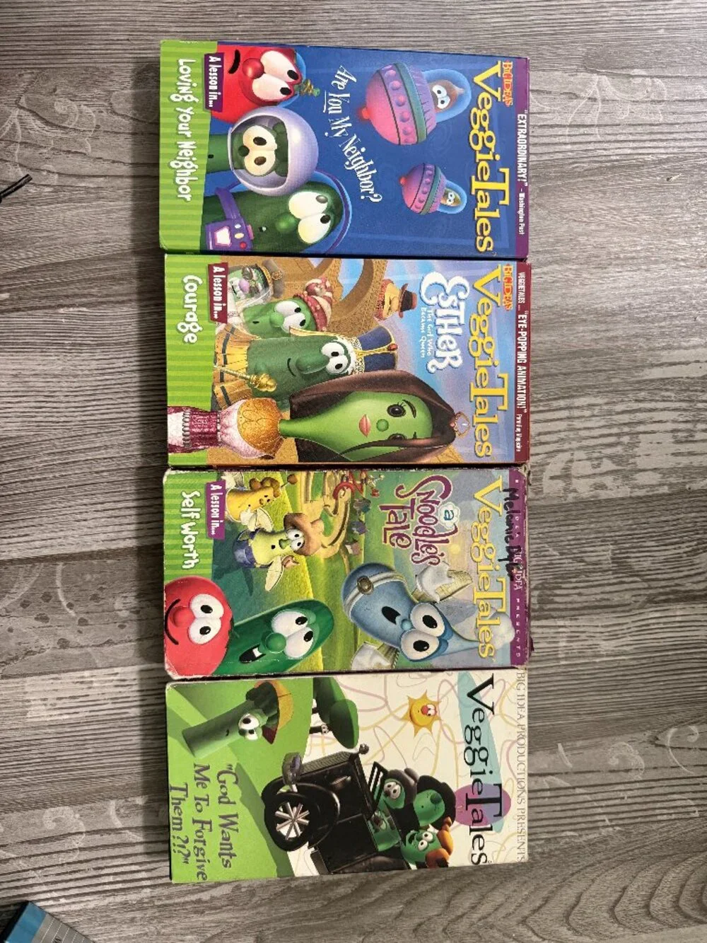 VeggieTales VHS Lot | Big Idea Christian Kids Tapes | Vintage Kids Religious - Picture 2 of 4